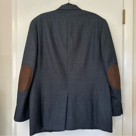 Lauren Ralph Lauren Wool Plaid Blazer Mens 44L - Picture 2 of 7